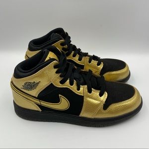 Gold Jordans 